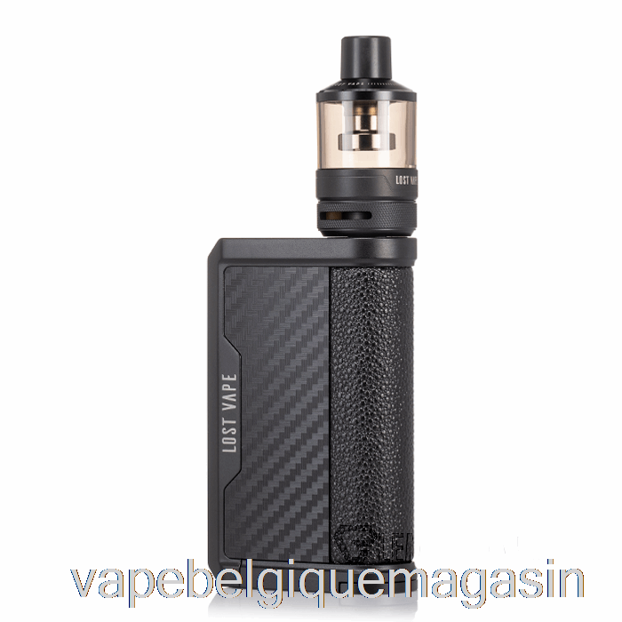 Vape Belgique Perdu Vape Centaurus Q200 Starter Kit [podtank] Fibre De Carbone Noire